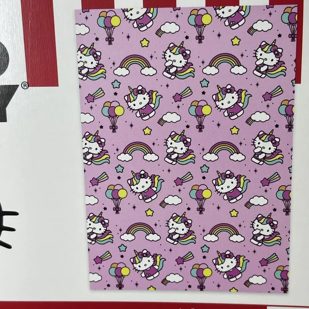 Hello Kitty Plush Throw Blanket Pink Unicorn Balloons Clouds Stars 2025 Sanrio